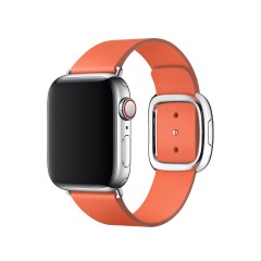Кожаный ремешок Apple Modern Buckle Sunset для Apple Watch 38 - 40 - 41 мм оранжевый