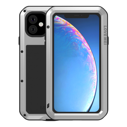 Ударопрочный чехол Love Mei Powerful для iPhone 11 Silver