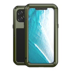 Ударопрочный чехол Love Mei Powerful для iPhone 12 Pro Max Army Green