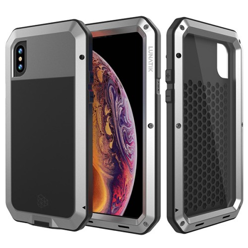 Чехол Lunatik Taktik Extreme для iPhone XS Max Silver серебристый