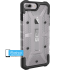 Чехол Urban Armor Gear Plasma Ice для iPhone 6 / 7 / 8 Plus серый прозрачный