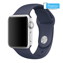 Силиконовый ремешок Apple Sport Band Midnight Blue 38 - 40 - 41 мм