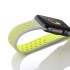 Силиконовый ремешок Nike Sport Band Flat Silver/Volt 42/44/45/49 мм