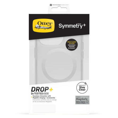 Ударопрочный чехол OtterBox Symmetry Series+ for MagSafe Clear для iPhone 14 Pro