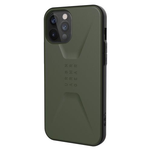 Ударопрочный чехол Urban Armor Gear Civilian Series Olive для iPhone 12 Pro Max