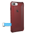 Чехол Urban Armor Gear Plyo Crimson для iPhone 6 / 7 / 8 Plus красный прозрачный