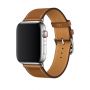 Кожаный ремешок Hermès Fauve Barenia Leather Single Tour для Apple Watch 42/44/45/49 мм коричневый