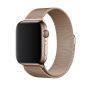 Металлический плетёный ремешок Apple Gold Milanese Loop для Apple Watch 42/44/45/49 мм золотистый