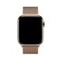 Металлический плетёный ремешок Apple Gold Milanese Loop для Apple Watch 42/44/45/49 мм золотистый