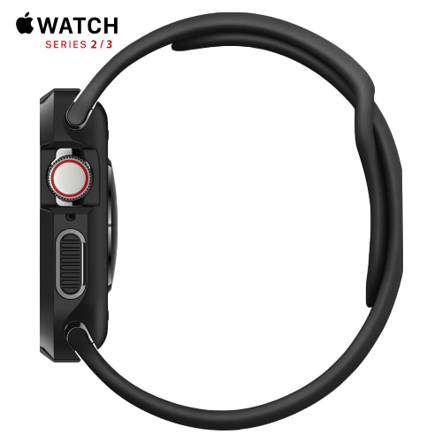 Чехол Spigen Rugged Armor Case для Apple Watch 42 мм Black