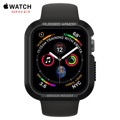Чехол Spigen Rugged Armor Case для Apple Watch 38 мм Black