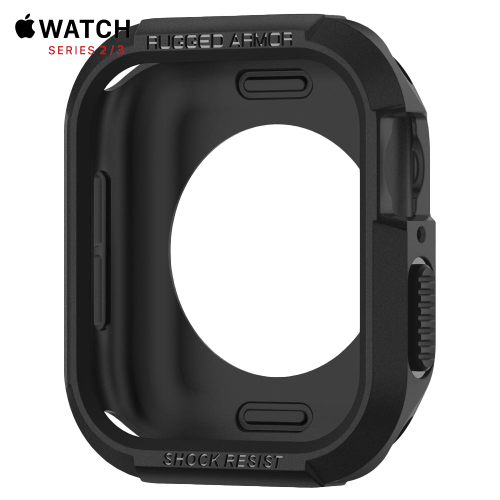 Чехол Spigen Rugged Armor Case для Apple Watch 42 мм Black