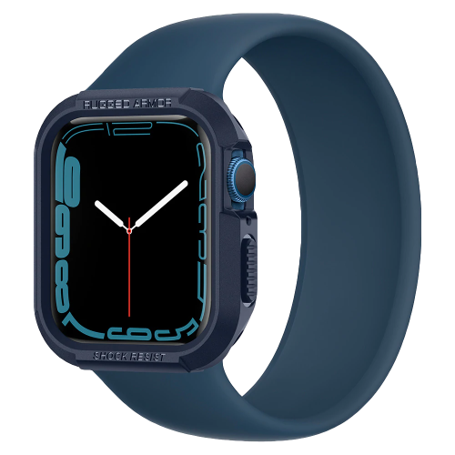 Чехол Spigen Rugged Armor Case для Apple Watch Series 7 / SE / 6 / 5 / 4 (41mm/40mm) Navy Blue