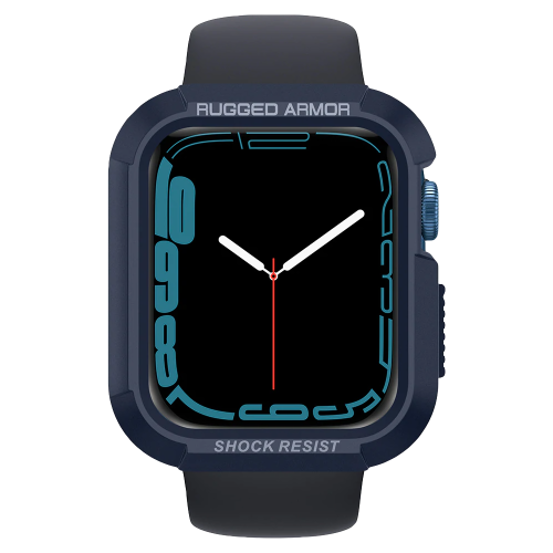 Чехол Spigen Rugged Armor Case для Apple Watch Series 7 / SE / 6 / 5 / 4 (41mm/40mm) Navy Blue