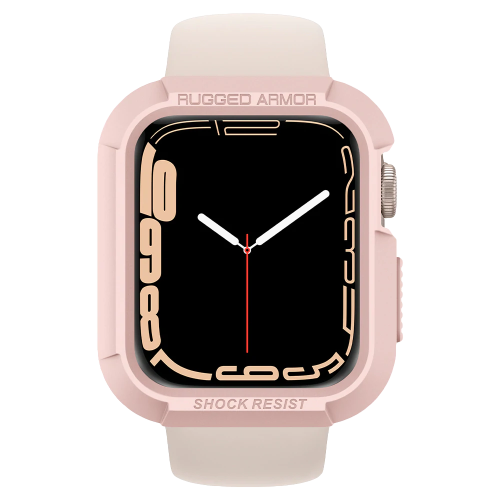 Чехол Spigen Rugged Armor Case для Apple Watch Series 7 / SE / 6 / 5 / 4 (41mm/40mm) Rose Gold