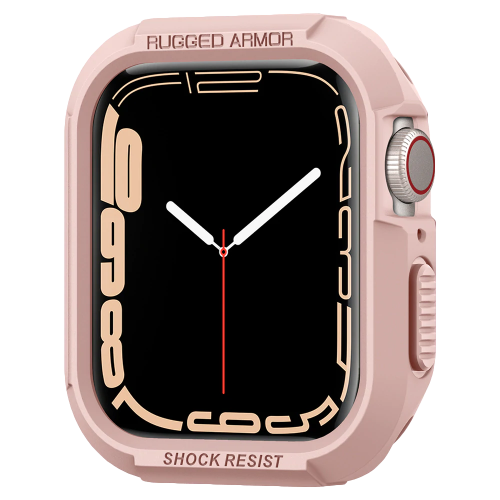 Чехол Spigen Rugged Armor Case для Apple Watch Series 7 / SE / 6 / 5 / 4 (41mm/40mm) Rose Gold