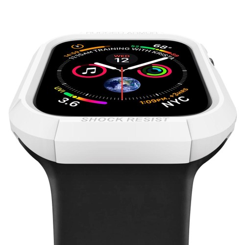 Чехол Spigen Rugged Armor Case для Apple Watch Series 7 / SE / 6 / 5 / 4 (41mm/40mm) White