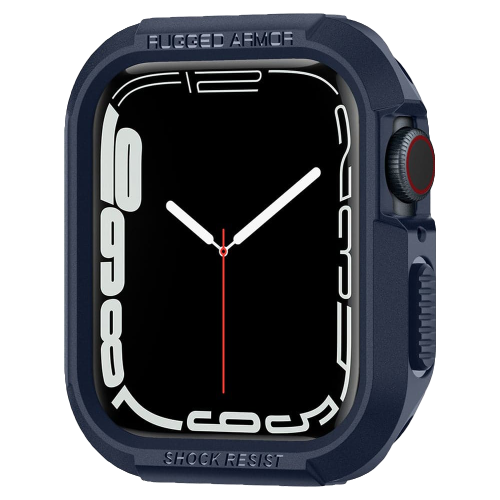 Чехол Spigen Rugged Armor Case для Apple Watch Series 7 / SE / 6 / 5 / 4 (45мм/44мм) Navy Blue