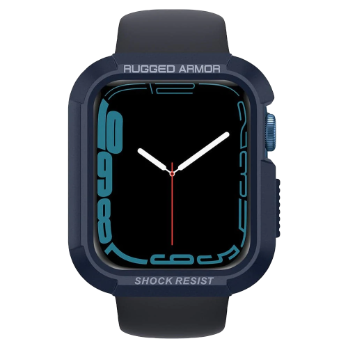 Чехол Spigen Rugged Armor Case для Apple Watch Series 7 / SE / 6 / 5 / 4 (45мм/44мм) Navy Blue