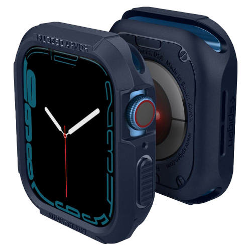 Чехол Spigen Rugged Armor Case для Apple Watch Series 7 / SE / 6 / 5 / 4 (45мм/44мм) Navy Blue