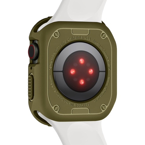 Чехол Spigen Rugged Armor Case для Apple Watch Series 7 / SE / 6 / 5 / 4 (45мм/44мм) Olive Green