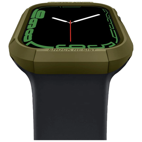 Чехол Spigen Rugged Armor Case для Apple Watch Series 7 / SE / 6 / 5 / 4 (45мм/44мм) Olive Green