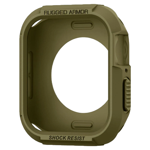 Чехол Spigen Rugged Armor Case для Apple Watch Series 7 / SE / 6 / 5 / 4 (45мм/44мм) Olive Green