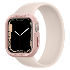 Чехол Spigen Rugged Armor Case для Apple Watch Series 7 / SE / 6 / 5 / 4 (45мм/44мм) Rose Gold