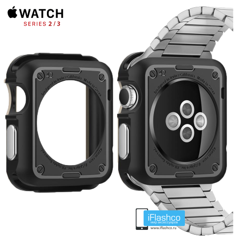 Чехол Spigen Tough Armor Case для Apple Watch 42 мм Champagne Gold