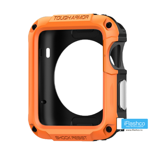 Чехол Spigen Tough Armor Case для Apple Watch Series SE / 6 / 5 / 4 (40 мм) Orange