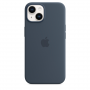 Чехол Apple Silicone Case with MagSafe Storm Blue для iPhone 14