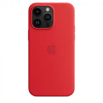 Чехол Apple Silicone Case with MagSafe Red для iPhone 14 Pro Max