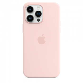 Чехол Apple Silicone Case with MagSafe Chalk Pink для iPhone 14 Pro Max
