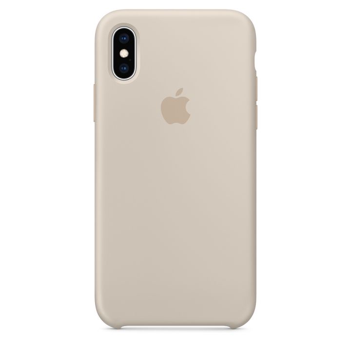 Чехол Apple Silicone Case для iPhone X/Xs Stone