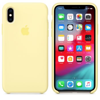 Чехол Apple Silicone Case для iPhone X/Xs Mellow Yellow