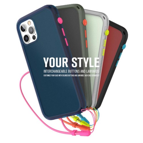 Ударопрочный чехол Catalyst Influence Series Stealth Black для iPhone 12 / iPhone 12 Pro