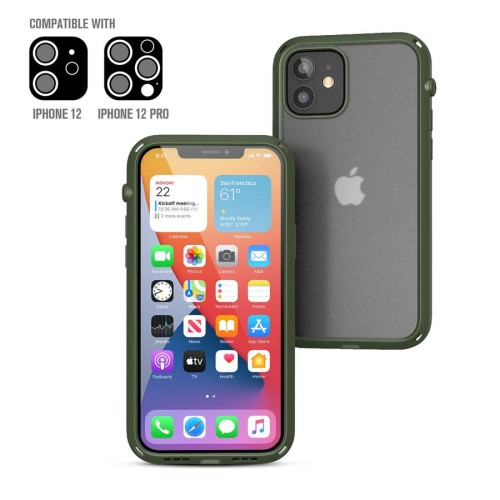Ударопрочный чехол Catalyst Influence Series Army Green для iPhone 12 / iPhone 12 Pro