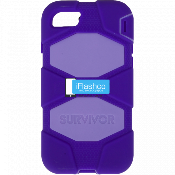 Чехол Griffin Survivor для iPhone 7/8/SE фиолетовый