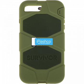 Чехол Griffin Survivor для iPhone 7 Plus / 8 Plus зеленый