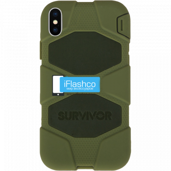 Чехол Griffin Survivor All-Terrain для iPhone X/XS Green