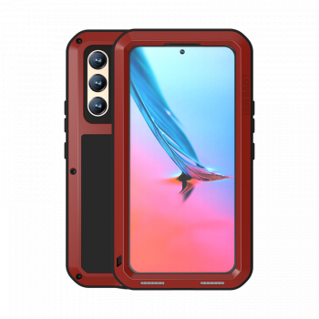 Чехол Love Mei Powerful для Samsung Galaxy S22 Red красный
