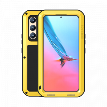 Чехол Love Mei Powerful для Samsung Galaxy S22 Yellow желтый