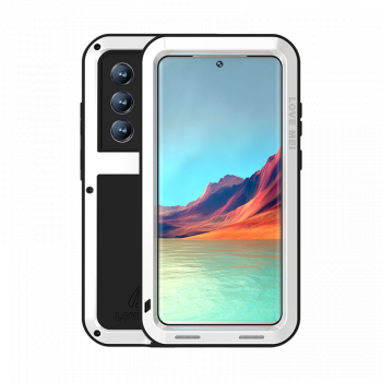 Чехол Love Mei Powerful для Samsung Galaxy S22 Ultra White белый