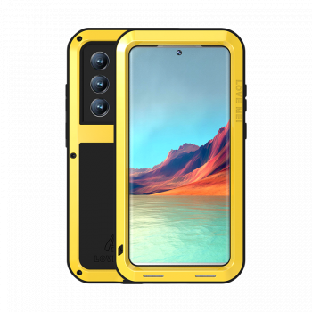 Чехол Love Mei Powerful для Samsung Galaxy S22 Ultra Yellow желтый