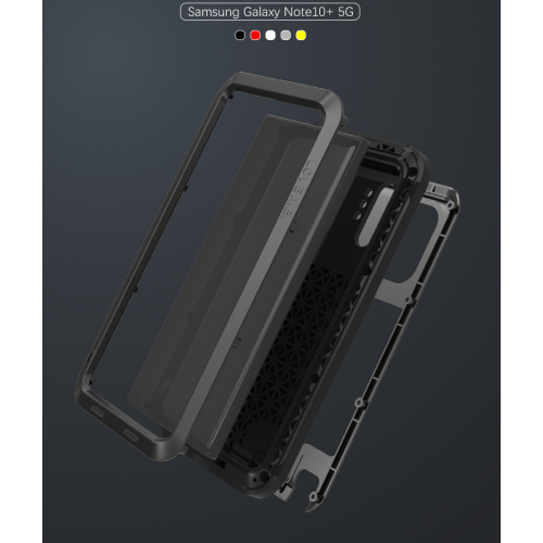 Ударопрочный чехол Love Mei Powerful Black для Samsung Galaxy Note 10+