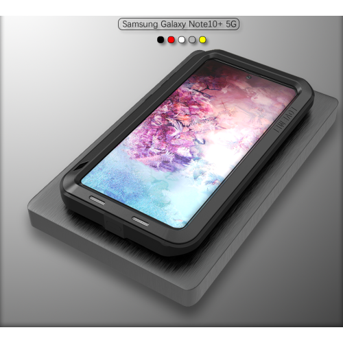 Ударопрочный чехол Love Mei Powerful Black для Samsung Galaxy Note 10+
