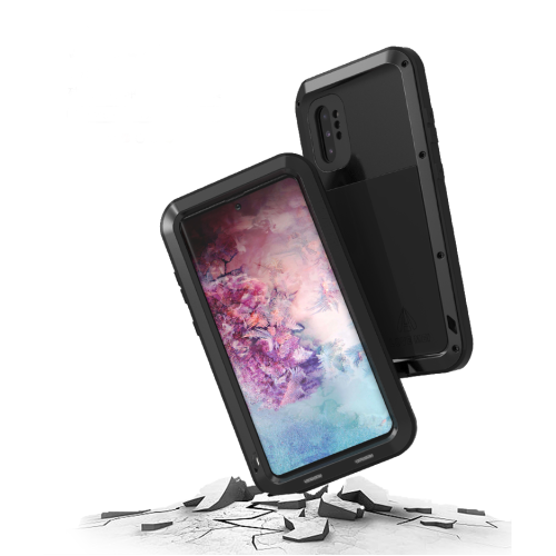 Ударопрочный чехол Love Mei Powerful Black для Samsung Galaxy Note 10+