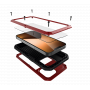 Ударопрочный чехол Lunatik Taktik Extreme Satin Red для iPhone 14 Pro Max