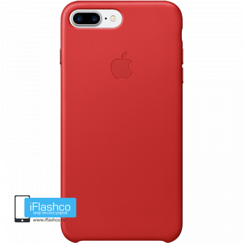 Чехол Apple Leather Case (PRODUCT) RED для iPhone 7 Plus / 8 Plus красный