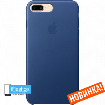 Чехол Apple Leather Case Sapphire для iPhone 7 Plus / 8 Plus